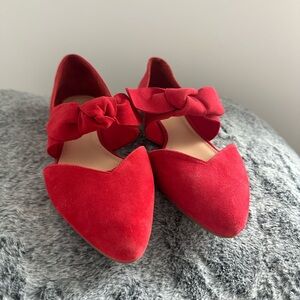 Gianni Bini red  flats